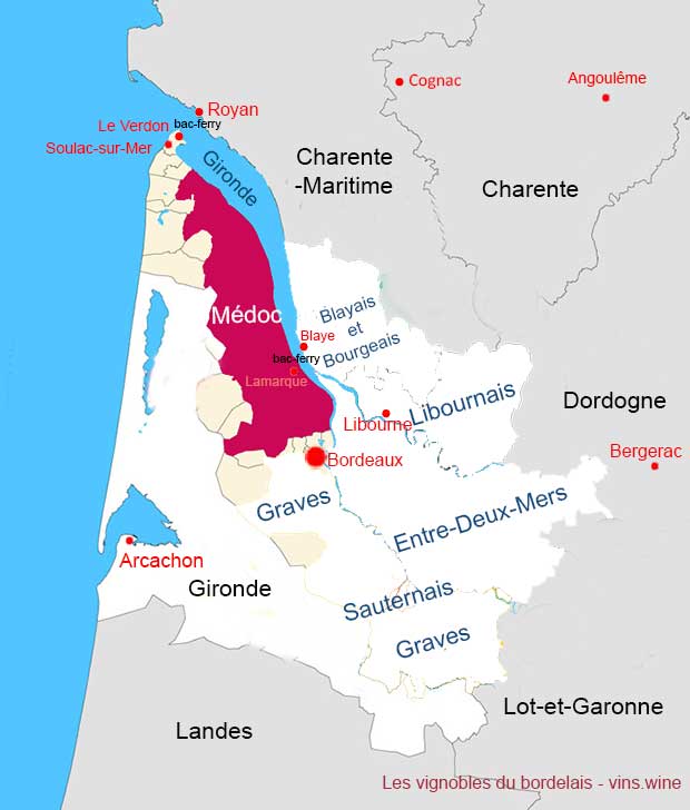 région du médoc