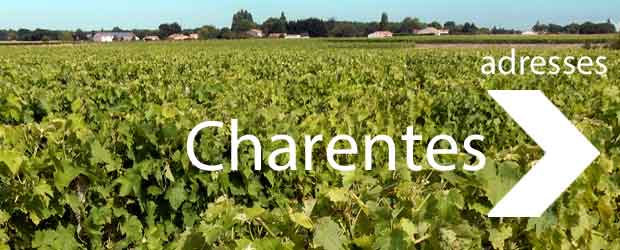 adresses Charentes