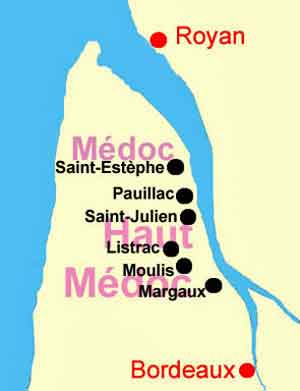 carte Médoc